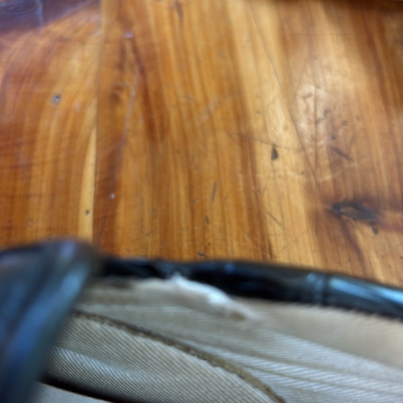 Sam Edelman Edna Shoes Black Crocodile Print Slip On Shoes Size 38 EUR Size 8 US - Picture 8 of 8